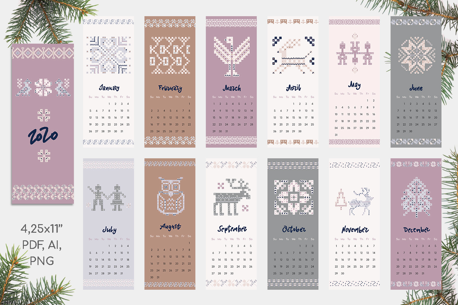 Scandi knit ornaments collection Scandi knit ornaments collection