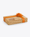 Kraft Gift Box Mockup