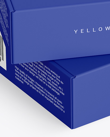 Two Paper Boxes Mockup