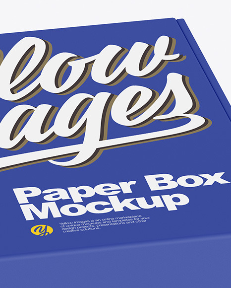 Two Paper Boxes Mockup