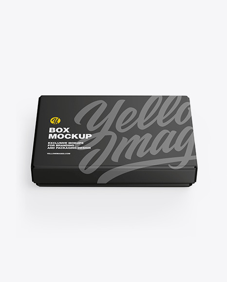 Matte Gift Box Mockup