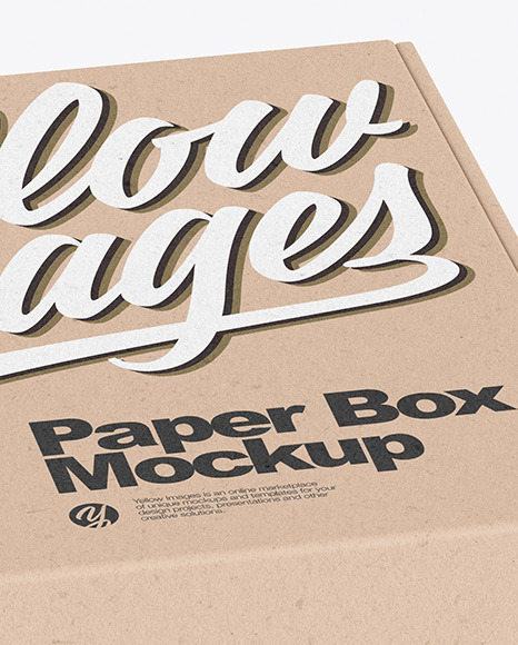 Two Kraft Boxes Mockup