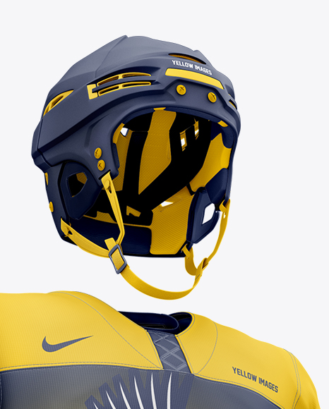 Men’s Full Ice Hockey Kit mockup (Hero Shot)