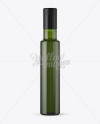 250ml Green Glass Olive Oil Bottle Mockup