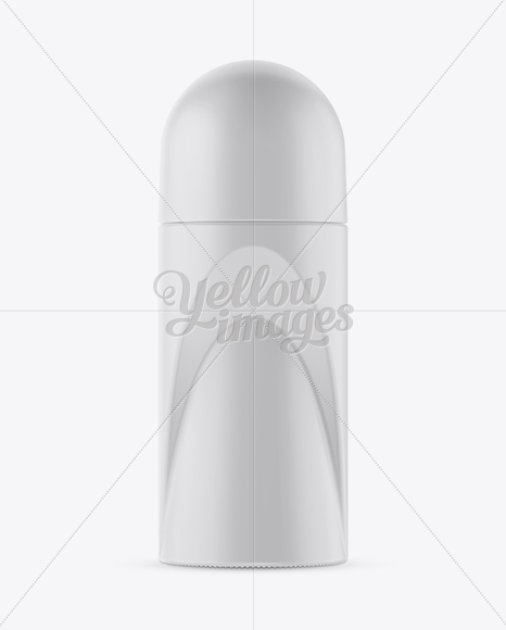 Plastic Matte Roll-On Deodorant Mockup