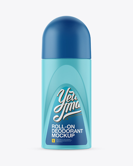 Plastic Matte Roll-On Deodorant Mockup