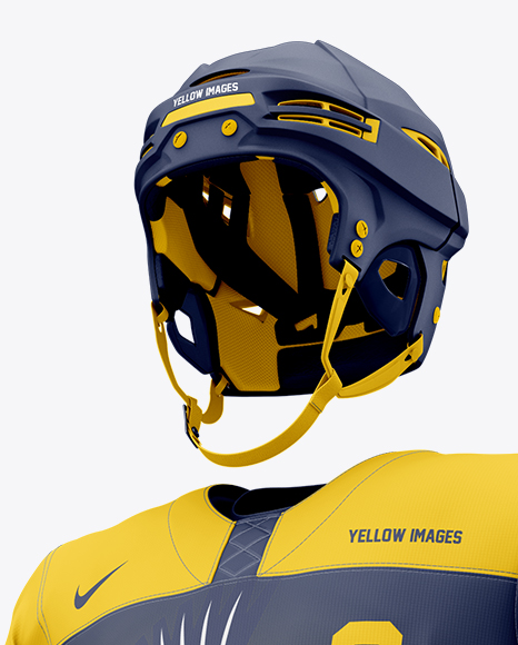 Men’s Full Ice Hockey Kit mockup (Half Side View)