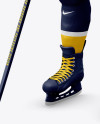 Men’s Full Ice Hockey Kit mockup (Half Side View)