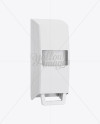 Closed Plastic Soap Dispenser Mockup - Halfside View