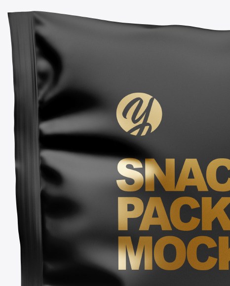 Matte Snack Package Mockup