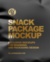 Matte Snack Package Mockup