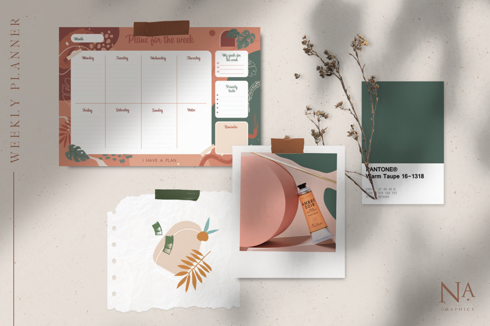 Modernistic Weekly Planner Modernistic Weekly Planner