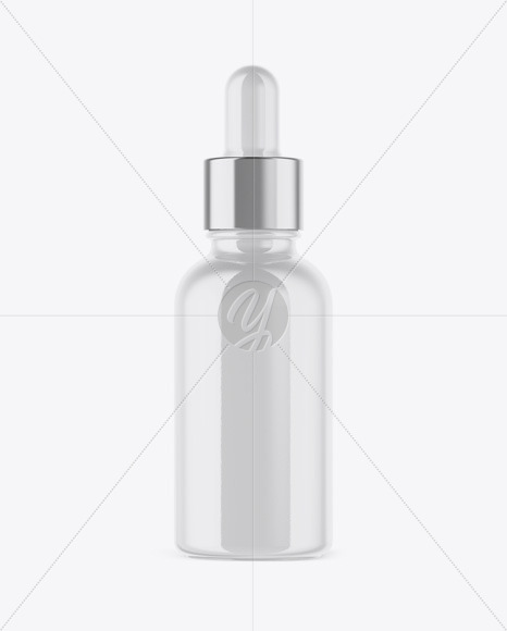 Glossy Dropper Bottle Mockup