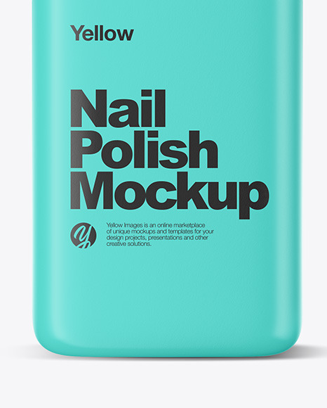 Matte Nail Polish Mockup