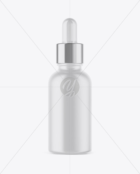 Matte Dropper Bottle Mockup