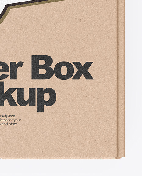 Kraft Box Mockup