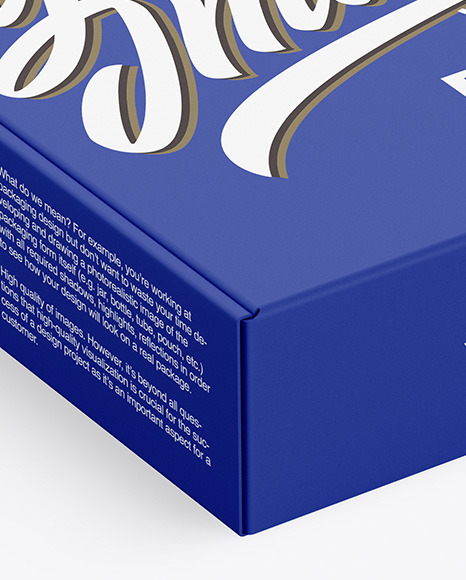 Paper Box Mockup