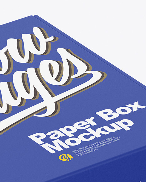 Paper Box Mockup