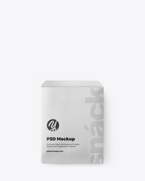 Paper Snack Pack Mockup