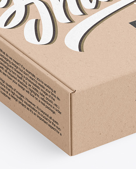 Kraft Box Mockup