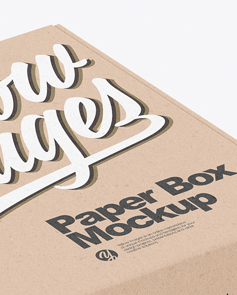 Kraft Box Mockup