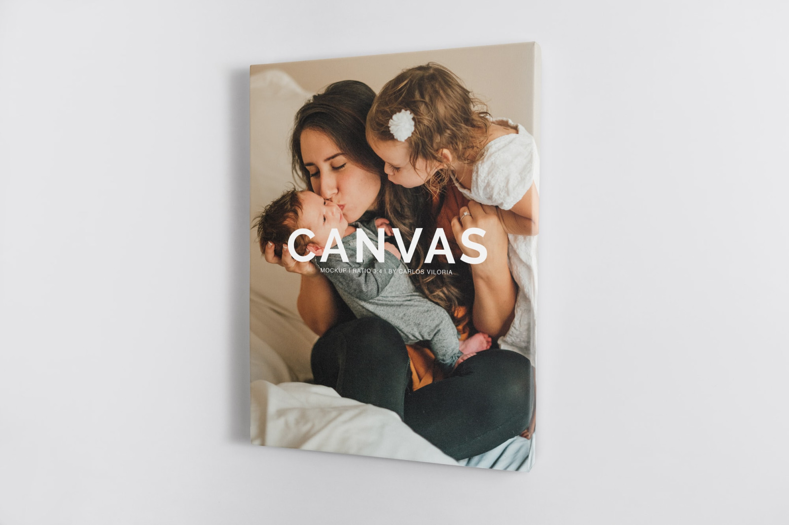 Portrait Canvas Ratio 3x4 Mockup