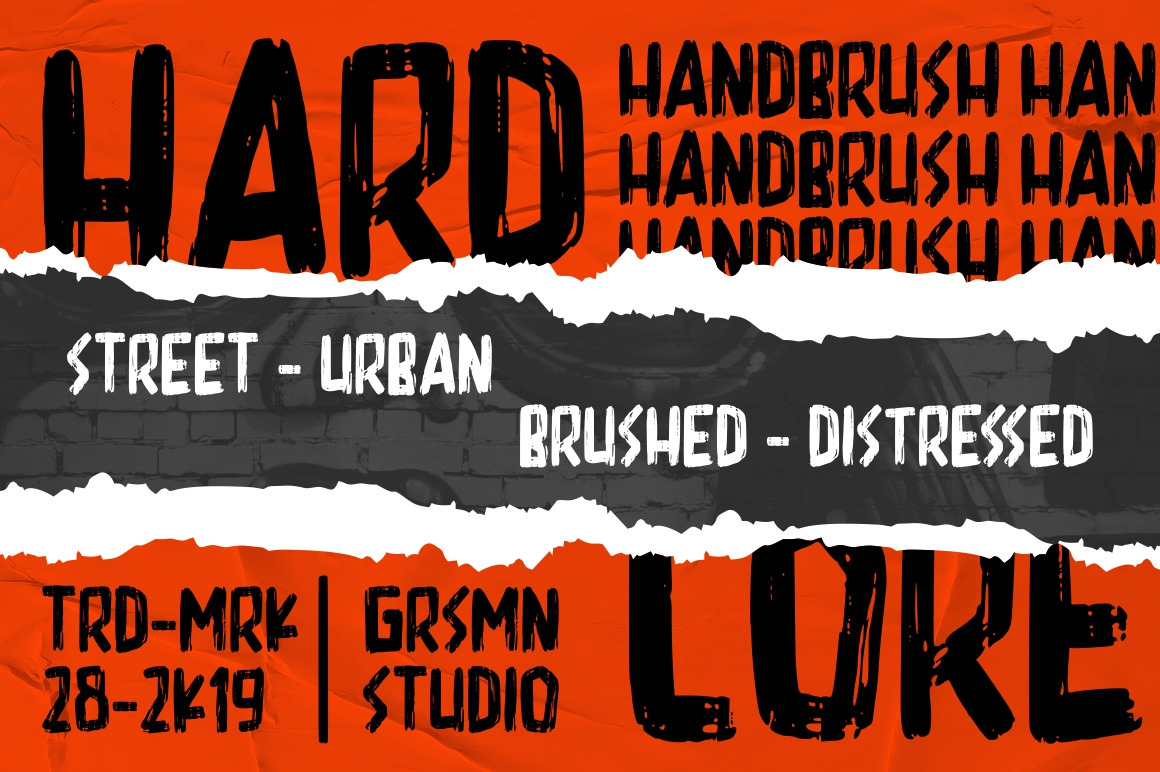 Hardcore Font Hardcore Font