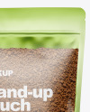 Stand-Up Pouch w/ Coffee Mockup