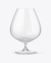 Clear Cognac Glass Mockup