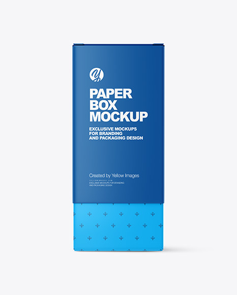 Paper Box Mockup - Carton box