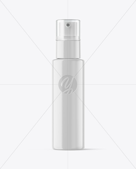 Glossy Cosmetic Bottle Mockup