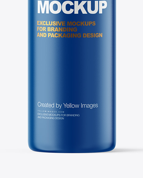 Matte Cosmetic Bottle Mockup Matte Cosmetic Bottle Mockup