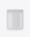 Glossy Cosmetic Jar Mockup