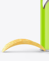 Glossy Snack Tube w/ Chips Mockup