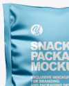 Metallic Snack Package Mockup