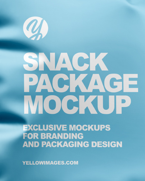 Metallic Snack Package Mockup