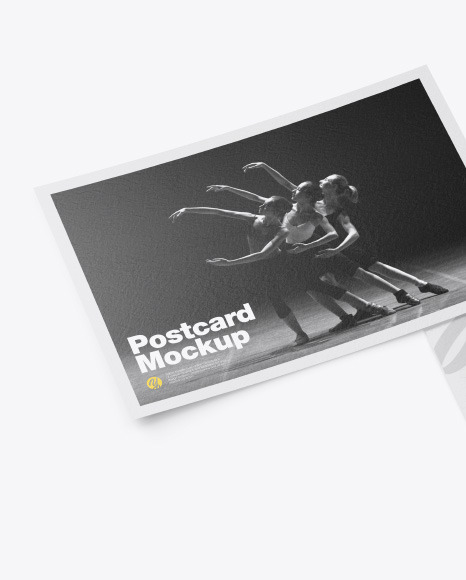 Textured A5 Postcard Mockup