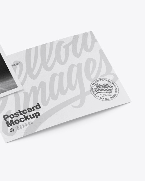 Textured A5 Postcard Mockup