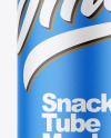 Paper Snack Tube w/ Chips Mockup