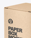 Kraft Paper Box Mockup