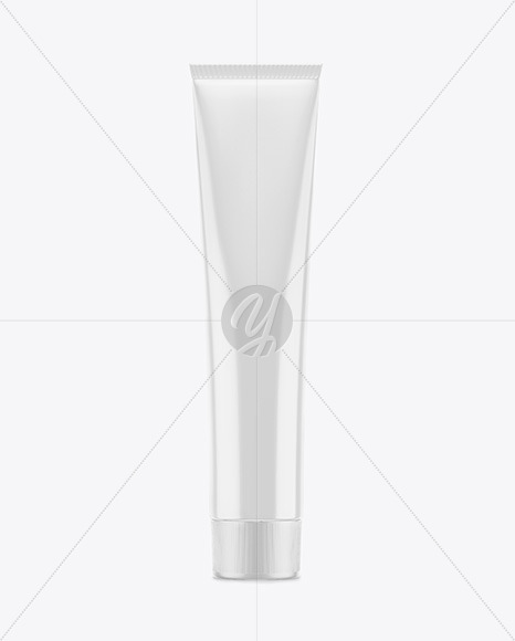 Glossy Cosmetic Tube Mockup