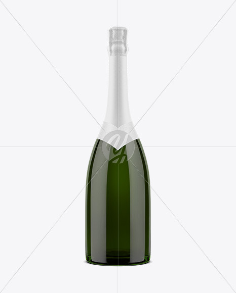 Champagne Bottle Mockup