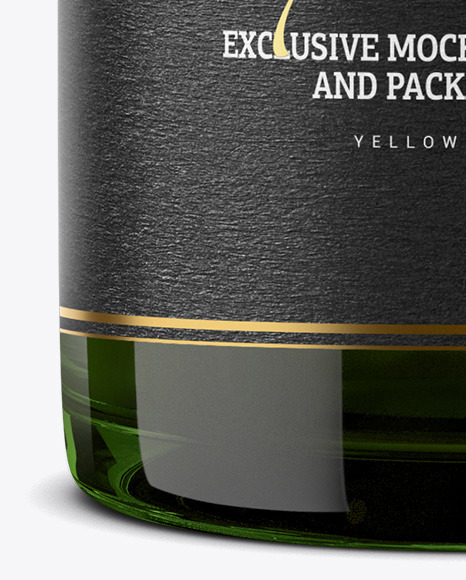 Champagne Bottle Mockup