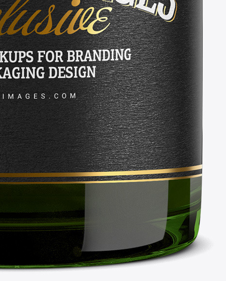 Champagne Bottle Mockup