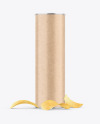 Kraft Snack Tube w/ Chips Mockup