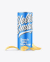 Paper Snack Tube w/ Chips Mockup