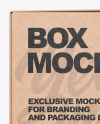 Kraft Box Mockup