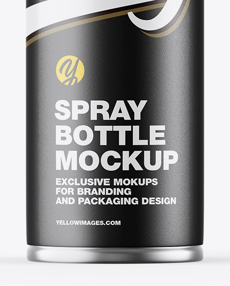 Glitter Spray Bottle Mockup