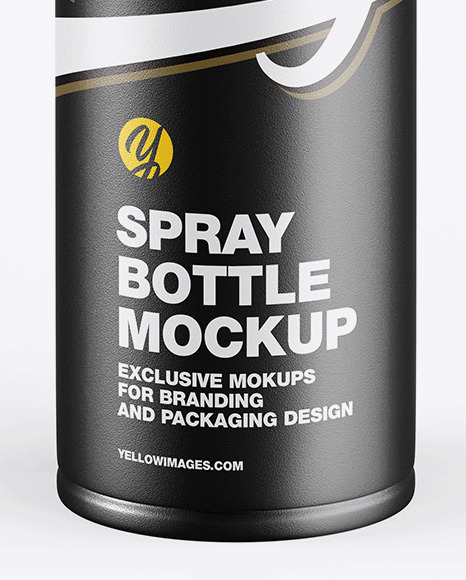 Glitter Spray Bottle Mockup