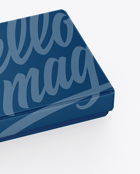 Textured Gift Box Mockup
